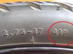 Jarang Diperhatikan, Nih Arti Kode 41P Pada Ban Motor