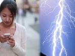 Teka Teki Bermain Hp Saat Hujan Bisa Tersambar Petir, Ini Penjelasan dari Ilmuwan Mengenai 'Flashover'