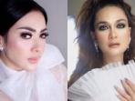 Pakai Model Busana yang Sama, Intip Beda Gaya Syahrini dan Luna Maya 