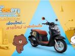 AP Honda Thailand Baru Saja Merilis Scoopy i LINE FRIENDS Special Edition, Lucu!