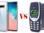 Adu Ketangguhan HP Samsung S10+ Ceramic Edition vs Nokia 3310 Classic, Mana yang Lebih Tahan Banting?