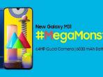 Resmi Rilis, Cek Spesifikasi Lengkap HP Samsung Galaxy M31 Harga 3 Juta