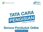 Simak Tata Cara Ikut Sensus Penduduk Online 2020, Yuk Berpartisipasi