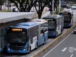 Bus Transjakarta Diperpanjang Waktu Operasional Selama PSBB Transisi, Ini Protokol Kesehatan yang Harus Dilakukan Penumpang 