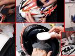 Bisa Jadi Tempat Bersarang Virus, Rajin Cuci Helm untuk Mencegah Corona, Begini Caranya