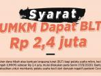 Mau Dapat BLT UMKM Rp 2,4 Juta? Pendaftarannya Masih Dibuka, Begini Caranya