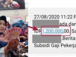 Subsidi Gaji 600 Ribu Untuk Tahap 3 Sudah Cair Hari Ini, Silahkan Cek Rekening