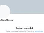 Twitter Tutup Akun Presiden Donald Trump Secara Permanen, Ini Alasannya