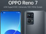 Intip Bocoran Spesifikasi dan Harga HP OPPO Reno7 yang Dibekali RAM Jumbo
