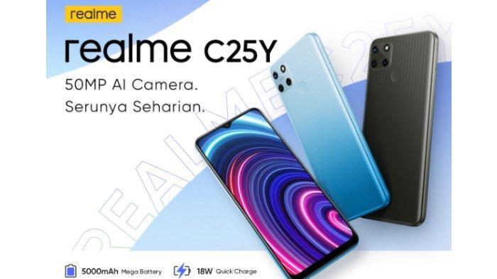 Cek Spesifikasi Lengkap Realme C25Y, Dibekali Baterai 5000mAh Harga Cuma Rp 2 Jutaan