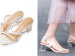 Rekomendasi Heels Kekinian Warna Putih Cocok Dipakai saat Lebaran Nanti