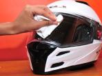 3 Cara Atasi Kaca Helm yang Baret, Dijamin Manjur dan Tak Perlu Ganti Baru