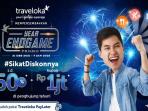 Intip Promo Akhir Tahun Traveloka, Diskon 50 Persen Semua Produk!