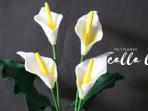 Intip Kreasi Kerajinan Bunga Hias Calla Lily dari Kain Perca