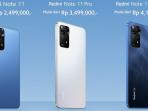 Resmi Meluncur, Cek Harga Xiaomi Redmi Note 11, Redmi Note 11 Pro, dan Redmi Note 11 Pro 5G di Indonesia Hari Ini