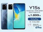 Cek Harga dan Spesifikasi Hp Vivo Y15S, Varian Hanya Rp 1 Jutaan