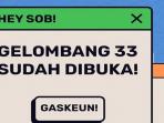 Intip Yuk Syarat dan Cara Daftar Kartu Prakerja Gelombang 33