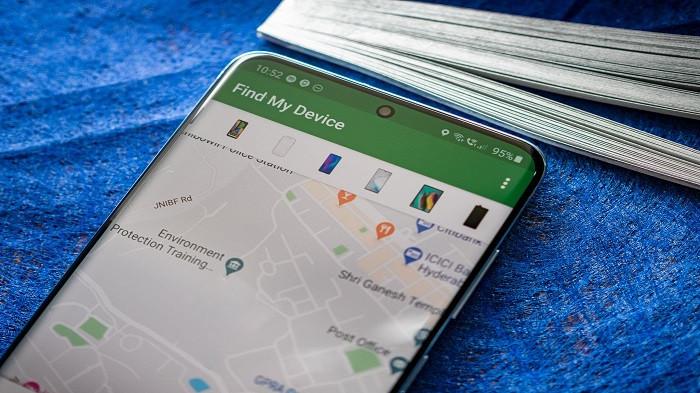 Mencari perangkat hilang melalui Google Maps