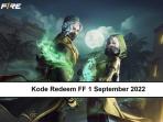 Cek Kode Redeem Free Fire per 1 September 2022, Banyak Hadiah Menarik