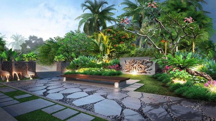 Intip Yuk, Cara Membuat Taman Bernuansa Tropis Seperti di Bali