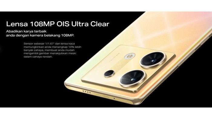 Tampilan kamera belakang Infinix ZERO 30 5G | Infinix