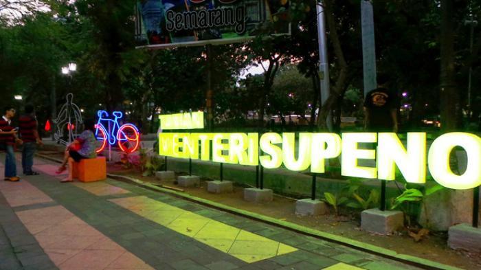 Gambar Taman Menteri Supeno (Tribunnews.com) 