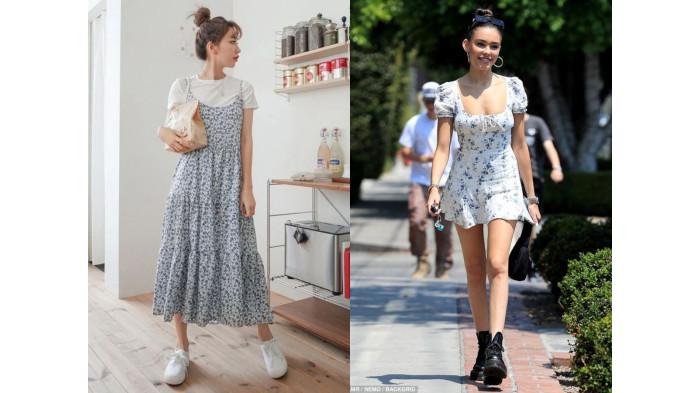 Ilustrasi outfit pakai dress | Pinterest
