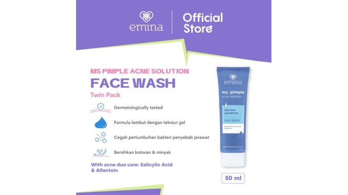 lazada.co.id | Emina Ms. Pimple Acne Solution Facial Wash