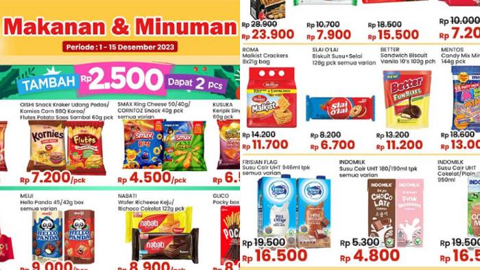 Cek Katalog Terbaru Promo Makanan & Minuman di Indomaret Sampai 15 Desember 2023