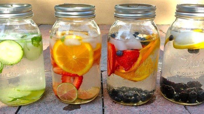Gambar infused water (Tribun-medan.com) 