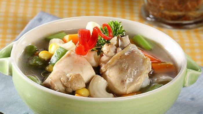 Gambar sup ayam (TribunJateng.com) 