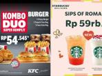 Daftar Promo Makanan & Minuman Spesial Valentine 2023 dari KFC, Starbuck Hingga Dunkin