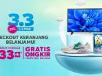 Banjir Promo Double Day Blibli 3.3, Diskon 90 Persen hingga Cashback 333 Ribu