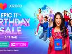 Diskon 95 Persen hingga Voucher 1,1 Juta, Nikmati 11 Promo Menarik di Lazada Epic Birthday Sale
