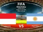 Simak Cara Penukaran Tiket Pertandingan Indonesia Vs Argentina dan Cara Pembeliannya