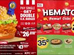 Cek Promo Makanan Restoran Cepat Saji Berlaku Sampai 31 Januari 2024 Mulai Rp 11 Ribuan