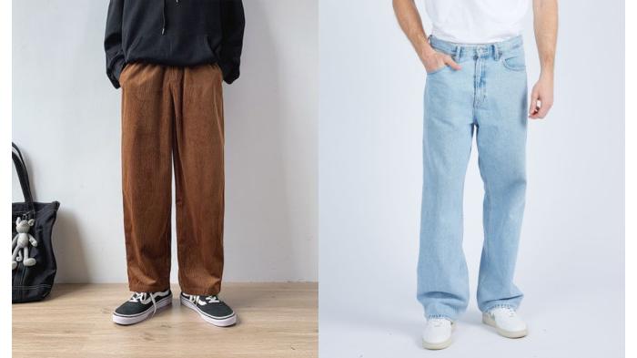 Celana bahan korduroy dan loose jeans | Jumia Egypt & The Iconic