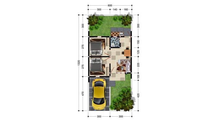 Denah rumah Puri Adem Ayem 3