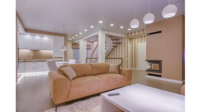 Ilustrasi Sofa dengan Warna Cokelat Lembut Jadi Tren di Tahun 2024. (Pexels)