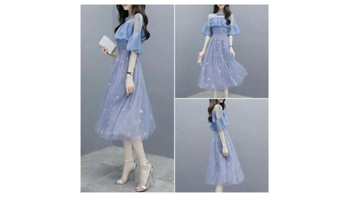 Ilustrasi baju biru untuk imlek (Pinterest)