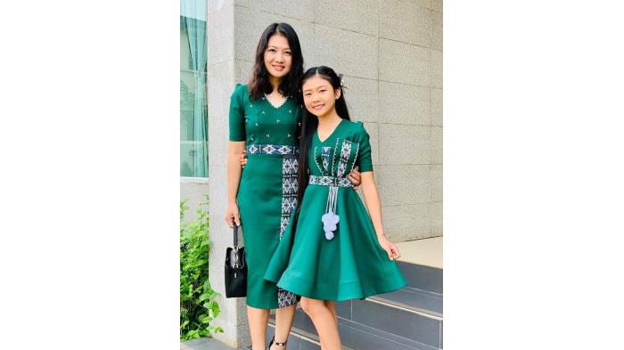 Ilustrasi baju warna hijau untuk imlek (Pinterest)