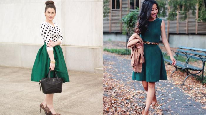 Ilustrasi padu padan baju warna hujau jade | Pinterest