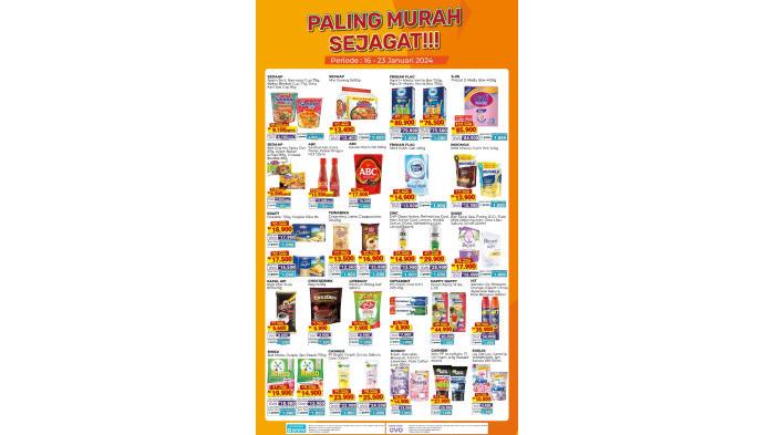 Katalog Promo Alfamart Terbaru 16-23 Januari 2023 di Alfamart Seluruh Indonesia. (Alfamart)
