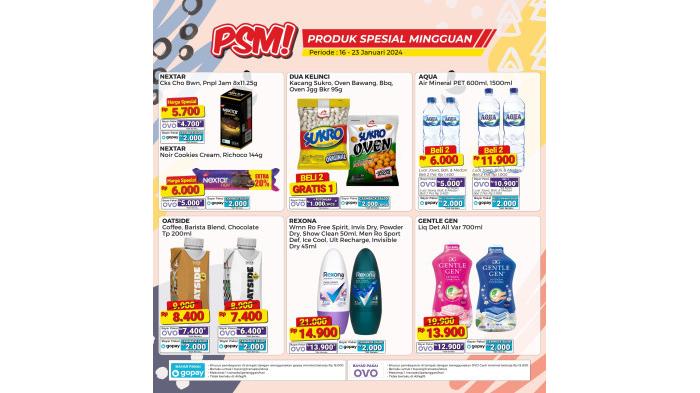 Katalog Promo Alfamart Terbaru 16-23 Januari 2023 di Alfamart Seluruh Indonesia. (Alfamart)