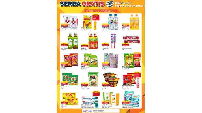 Katalog Promo Alfamart Terbaru 16-31 Januari 2023 di Alfamart Seluruh Indonesia. (Alfamart)
