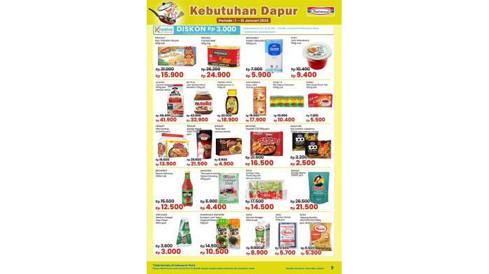 Katalog Promo Indomaret Terbaru 3-15 Januari 2024. (Indomaret)