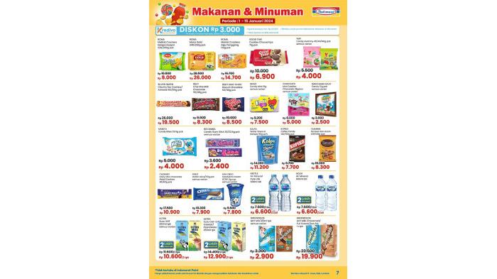 Katalog Promo Indomaret Terbaru 3-15 Januari 2024. (Indomaret)