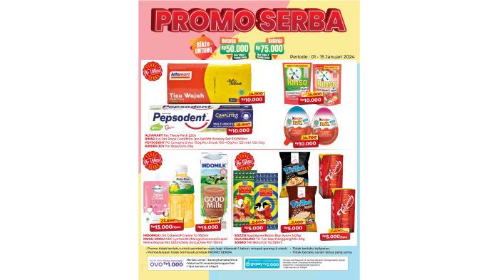 Katalog promo dari Alfamart berlaku 5-15 Januari 2024. (Alfamart)