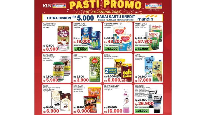 Katalog terbaru Indomaret 10-16 Januari 2024 | Klik Indomaret
