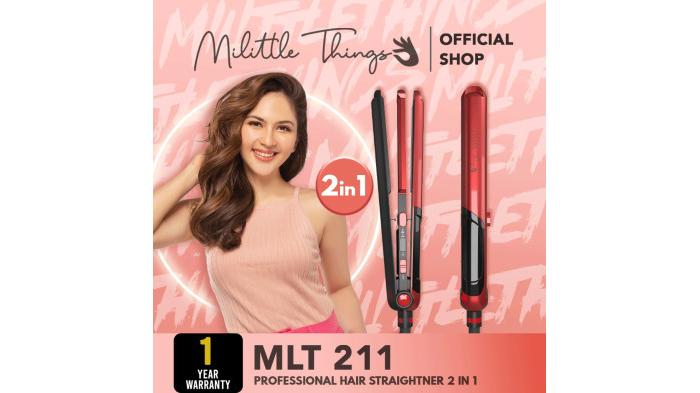 Milittle Things 211 Professional Hair Straightener 2 in 1 | Shopee